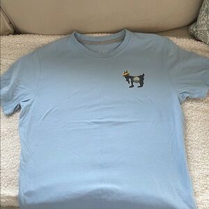 GOAT USA Carolina Blue T-Shirt with New York Graphic